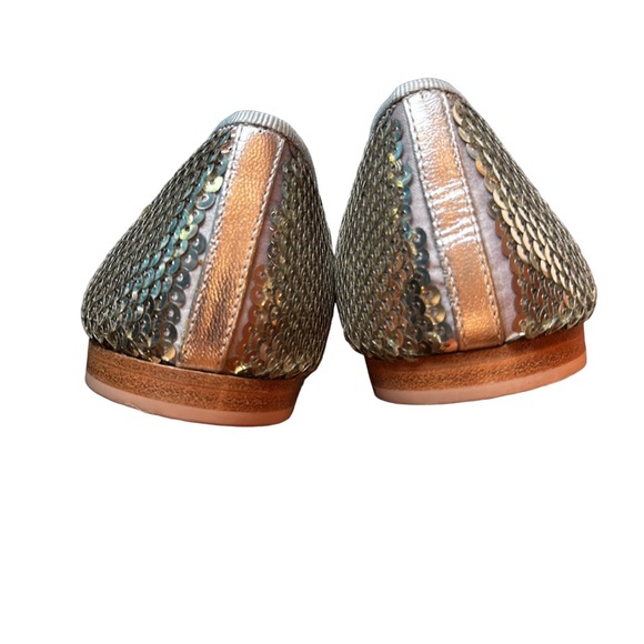 PRADA gold sequin flats, size 38 EU, VGC - Picture 14 of 14